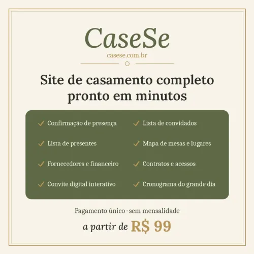 CaseSe.com.br site de casamento