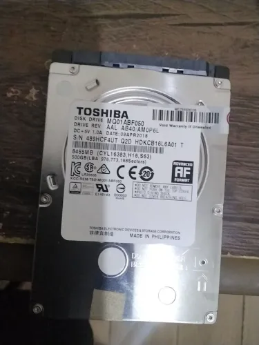HD Interno Toshiba 500gb (usado)