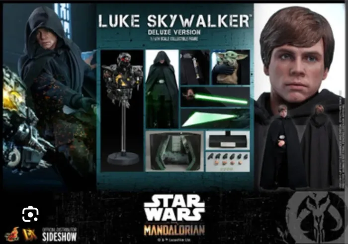 Hot Toys Star Wars Luke Skywalker Mandalorian Deluxe Dx23