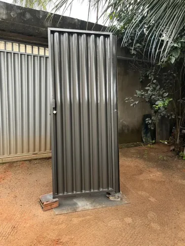 Portão de Lambril galvanizado