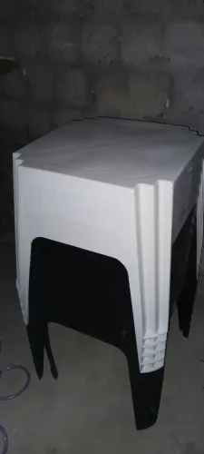 Mesa plástica infantil mesa de espetinho