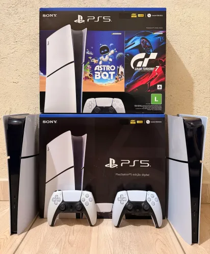 PlayStation 5 slim 1TB completo impecável zero
