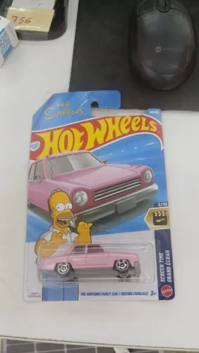 Carro Hotwheels dos Simpsons 