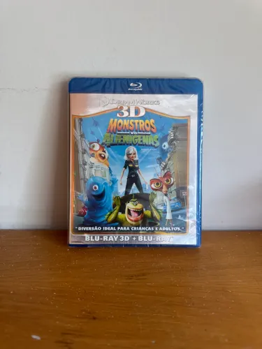 Monstros vs Alienígenas Bluray 3D lacrado