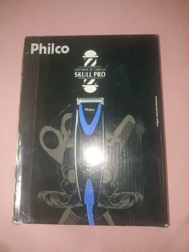 Máquina de Cortar Cabelo Philco Skull Pro Completa - Excelente Estado