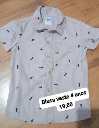 Blusa veste 4 anos
