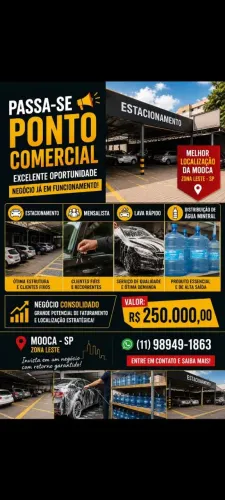 Vendo estacionamento completo mooca zl 