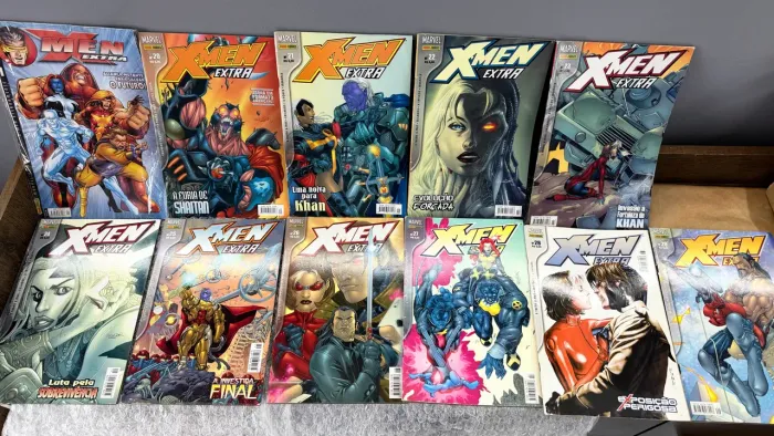 LOTE EXCLUSIVO X-MEN EXTRA - EDITORA PANINI (11 EDIÇÕES)