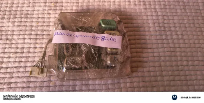 Placa de comando da máquina de lavar roupa Eletrolux