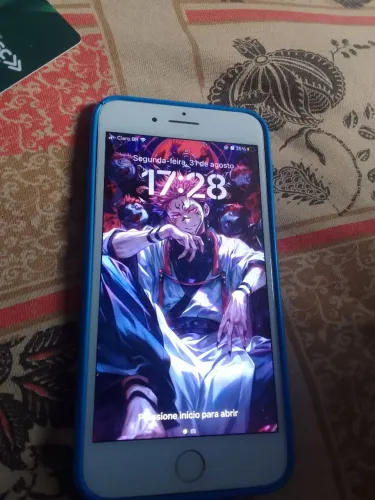 IPhone 8 Plus 64 gigas. Reiniciando pela bateria