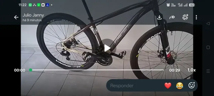 Bicicleta aro 29 18 marcha novinha só hoje