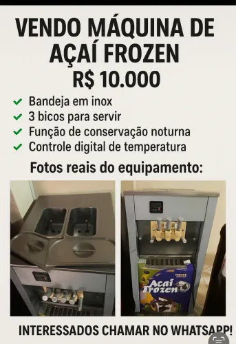 Máquina de açaí Frozen