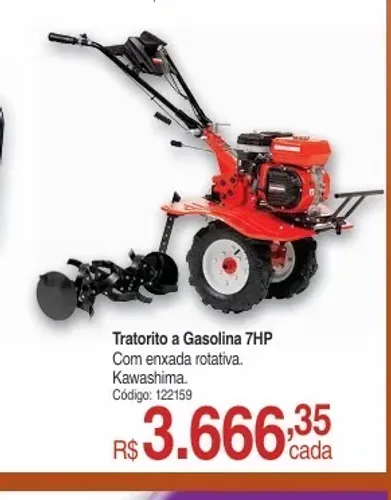 Tratorito a gasolina kawashima