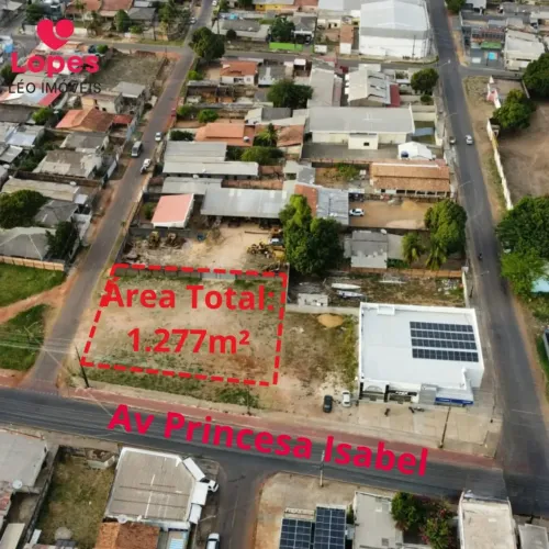 Terreno com 1.277m², Av. Princesa Isabel, em Caimbé - Boa Vista - RR