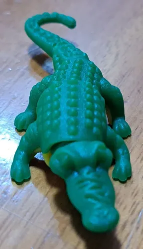 JACARÉ / CROCODILO ARTICULADO KINDER SURPRISE COLECIONÁVEL