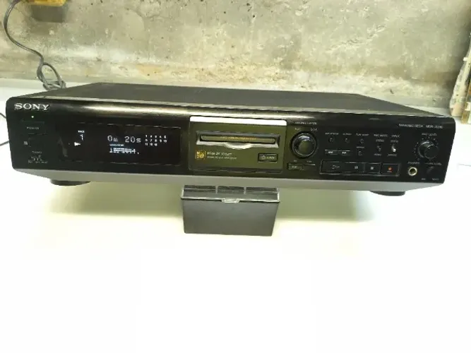 mini-disc deck sony mds-je 510 semi novo