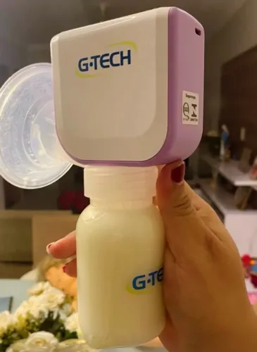 Bomba Tira Leite Materno Elétrica G-tech Automática Smart