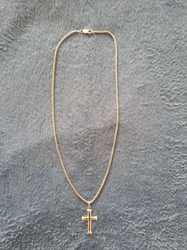 Corrente com cruxifixo prata 925