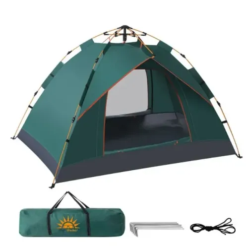 Barraca para Camping até 4 Pessoas Impermeável Expansão Automática AntiMosquito Abertura R