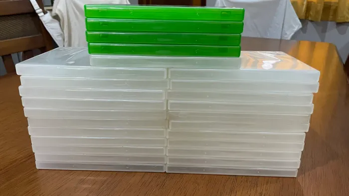Estojos de DVD/ Jogos / Games - Lote com 27 estojos