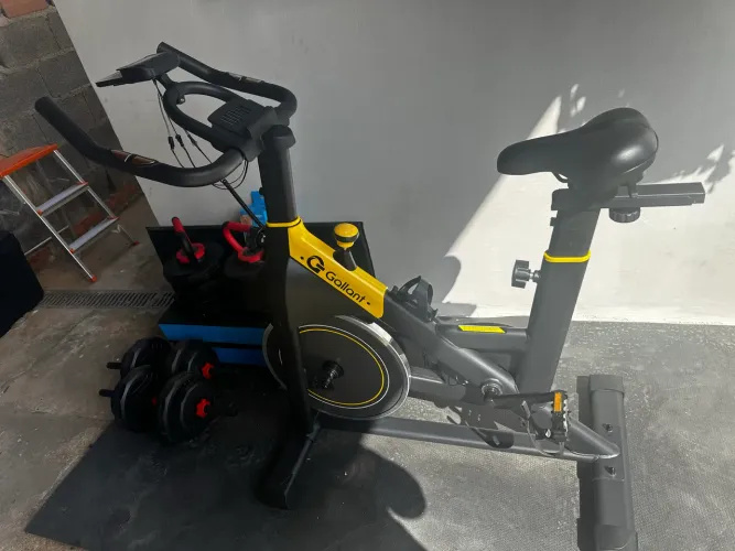 Bicicleta ergométrica gallant - roda inercia 13kg