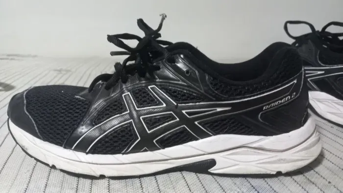 Tênis Asics Raiden 2 Preto - Semi Novo / Bom Estado