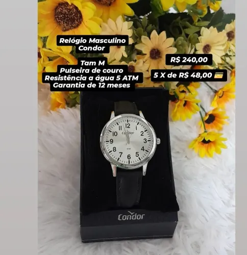 RELÓGIO MASCULINO TECHNOS/CONDOR 