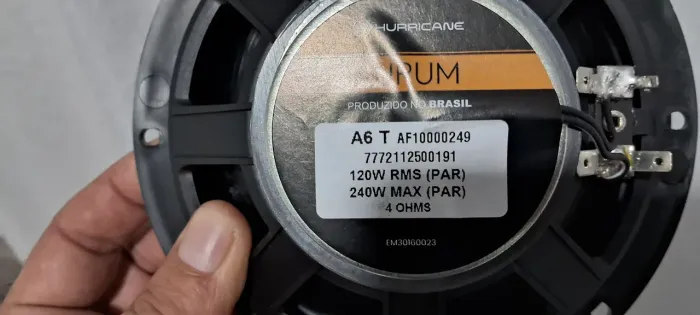 Auto falantes Novos Huricane 