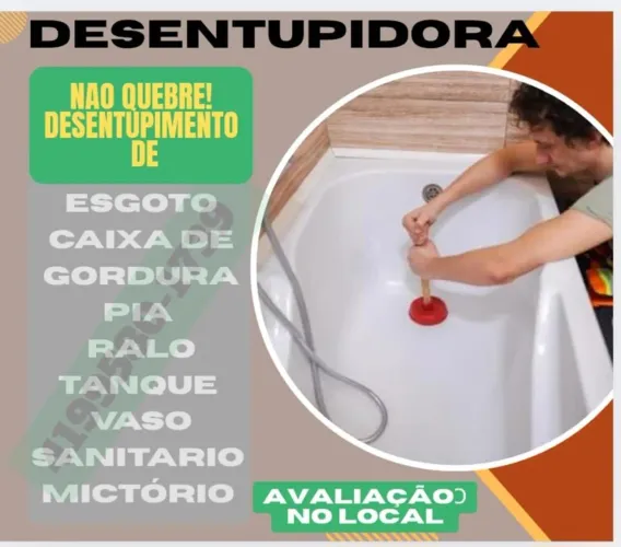 Desentupidora de caixa de gordura 