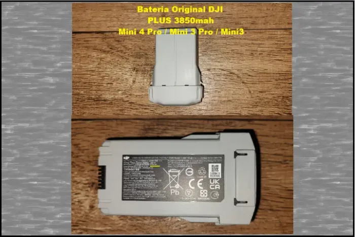 Bateria PLUS Mini 4 Pro, Mini 3 Pro, Mini 3 - Mais tempo de voo - Original DJI