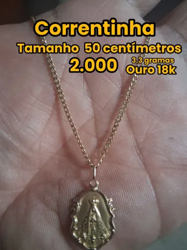 Correntinha ouro 18k