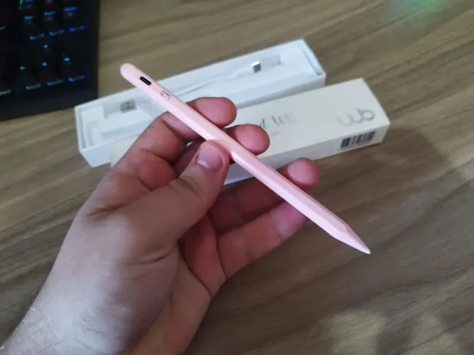 Caneta rosa WB para iPad com rejeição de palma