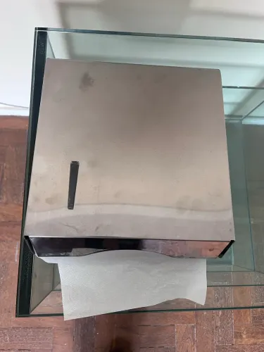 Papeleira de Inox para dispensa de papel toalha