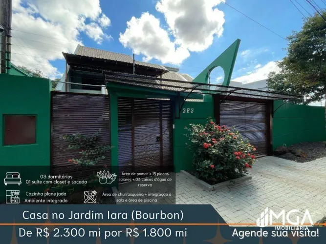 Sobrado com 4 dormitórios à venda, 353 m² por R$ 1.800.000,00 - Bourbon - Foz do Iguaçu/PR