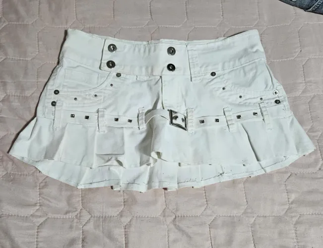 Mini saia jeans
