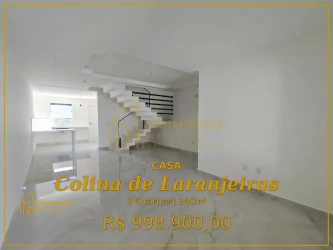 Aproveite o Sol da Manhã: Casa em Colina de Laranjeiras com 3 Suítes!
