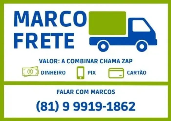 Fretes Recife, Olinda, Paulista de pequenas mudanças, retirada de metralhas e cargas.