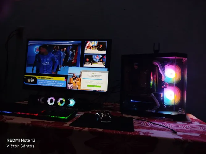 VENDE-SE PC GAMER COMPLETO COM MONITOR 27 PL 144HZ, TECLADO MECÂNICO E MOUSE PAD
