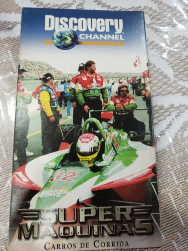 VHS Discovery Channel "Super Máquinas: CARROS DE CORRIDA"