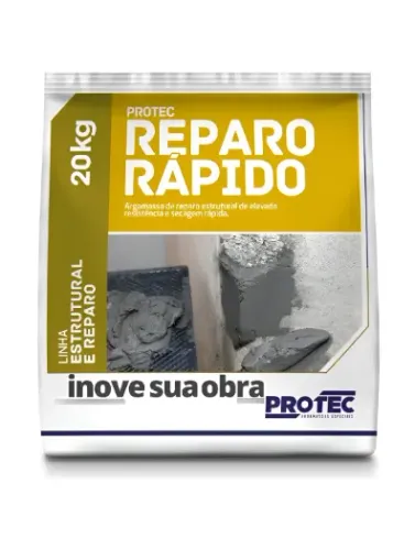 Protec Reparo Rapido estrutural 20kg - Cinza