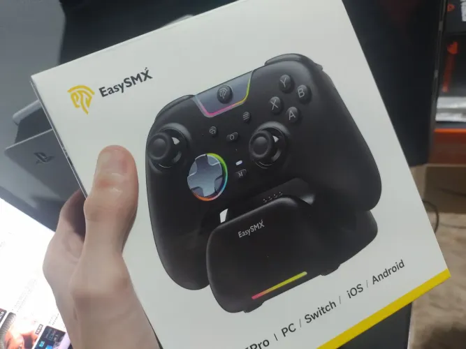 Controle gamer sem fio EASYSMX + DOCK DE CARREGAMENTO