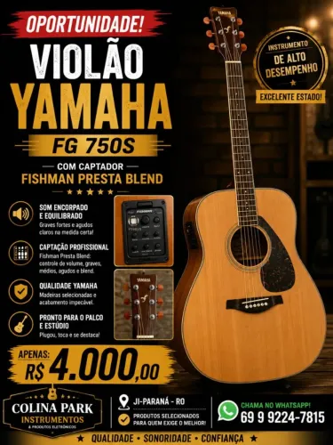 Violão Yamaha FG 750S