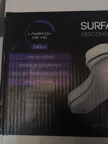 Esterilizador e higienizador de superfícies luz ultravioleta tipo C