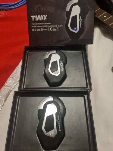 Par Intercomunicador FreedConn T-MAX Bluetooth para Moto