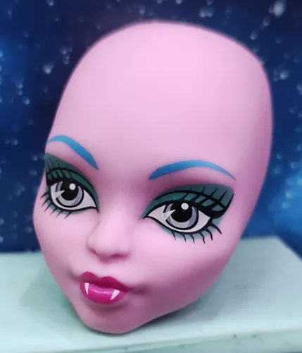Boneca Monster High cabeça CAM para Customização, Reparo, Substituição, Sucata