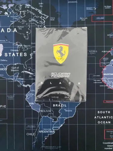 Scuderia Ferrari Black Título: Ferrari Black 100ml (Linha Inspirados)