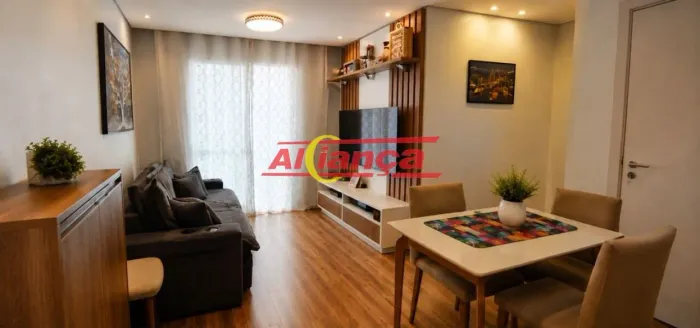 Apartamento à Venda em Guarulhos | 65 m² | 3 Quartos (1 Suíte) | Vista Livre -GOPOUVA
