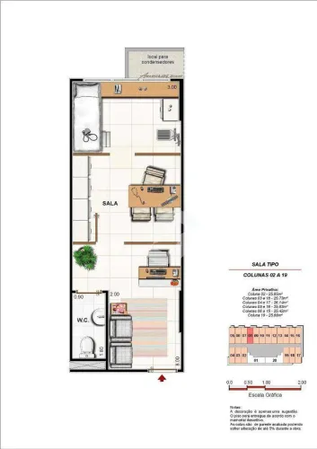 Sala à venda, 26 m² por R$ 140.000,00 - Colubande - São Gonçalo/RJ