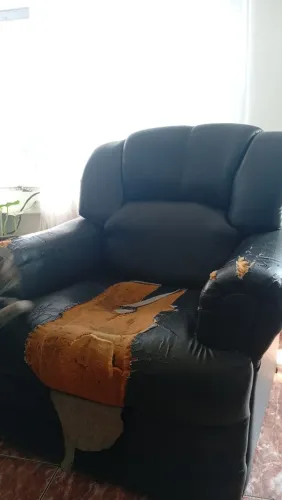 Poltronas de couro