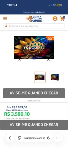 Smart tv 55 polegadas